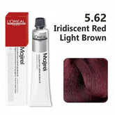 Loreal Professional Majirel Hair Color 50G No 5.62 Majirouge Iridiscent Red Light Brown + Oxidant 495Ml Combo
